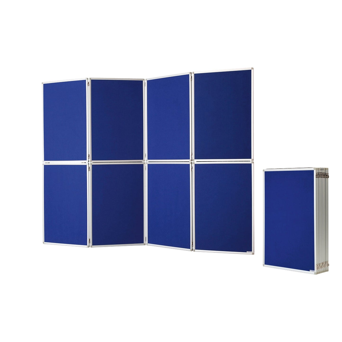 magnetoplan® Präsentationswand 244 x 181 x 2 cm (B x H x T) inkl. Tragetasche blau