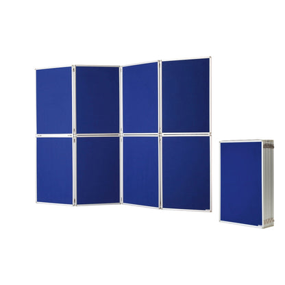 magnetoplan® Präsentationswand 244 x 181 x 2 cm (B x H x T) inkl. Tragetasche blau