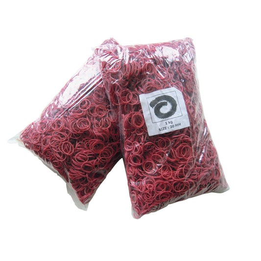 WIHEDÜ Gummiring 20mm Kautschuk rot 1.000 g/Pack.