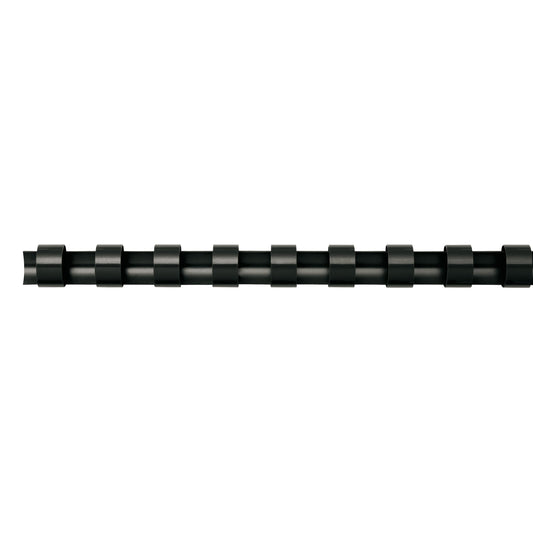 Fellowes® Plastikbinderücken 25mm DIN A4 schwarz 50 St./Pack.