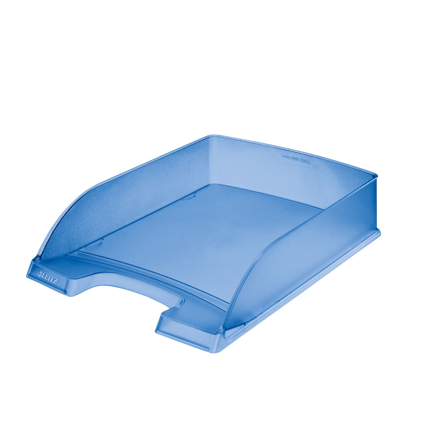 Leitz Briefablage Standard Plus DIN A4 Polystyrol Farbe: blau frost