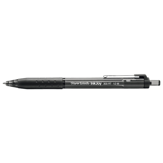 Paper Mate Kugelschreiber InkJoyT 300 RT 1mm M schwarz Mine nicht auswechselbar nicht dokumentenecht Schaftfarbe: schwarz