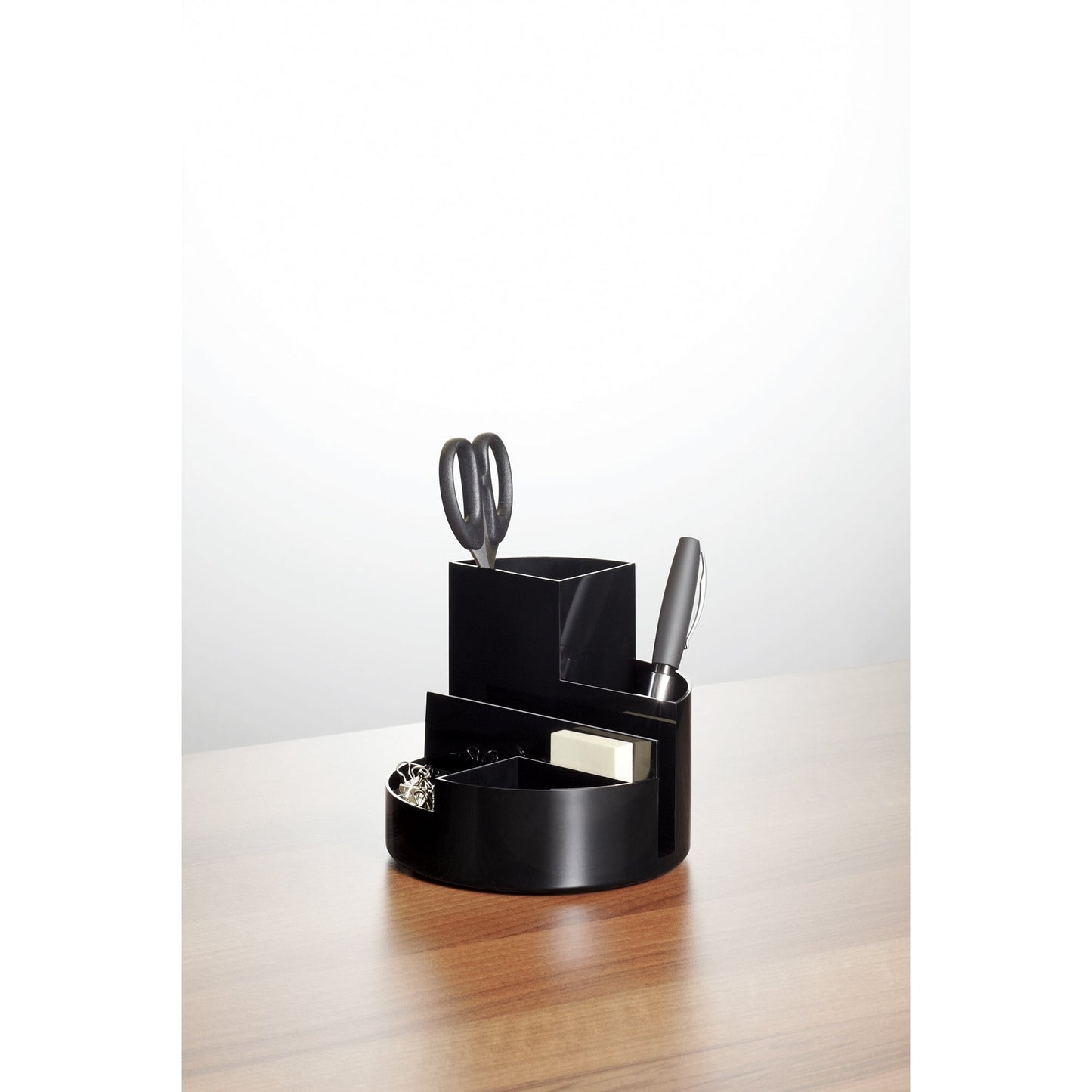 MAUL Stifteköcher MAULrundbox 14 x 12,5 cm (Ø x H) ABS Kunststoff schwarz