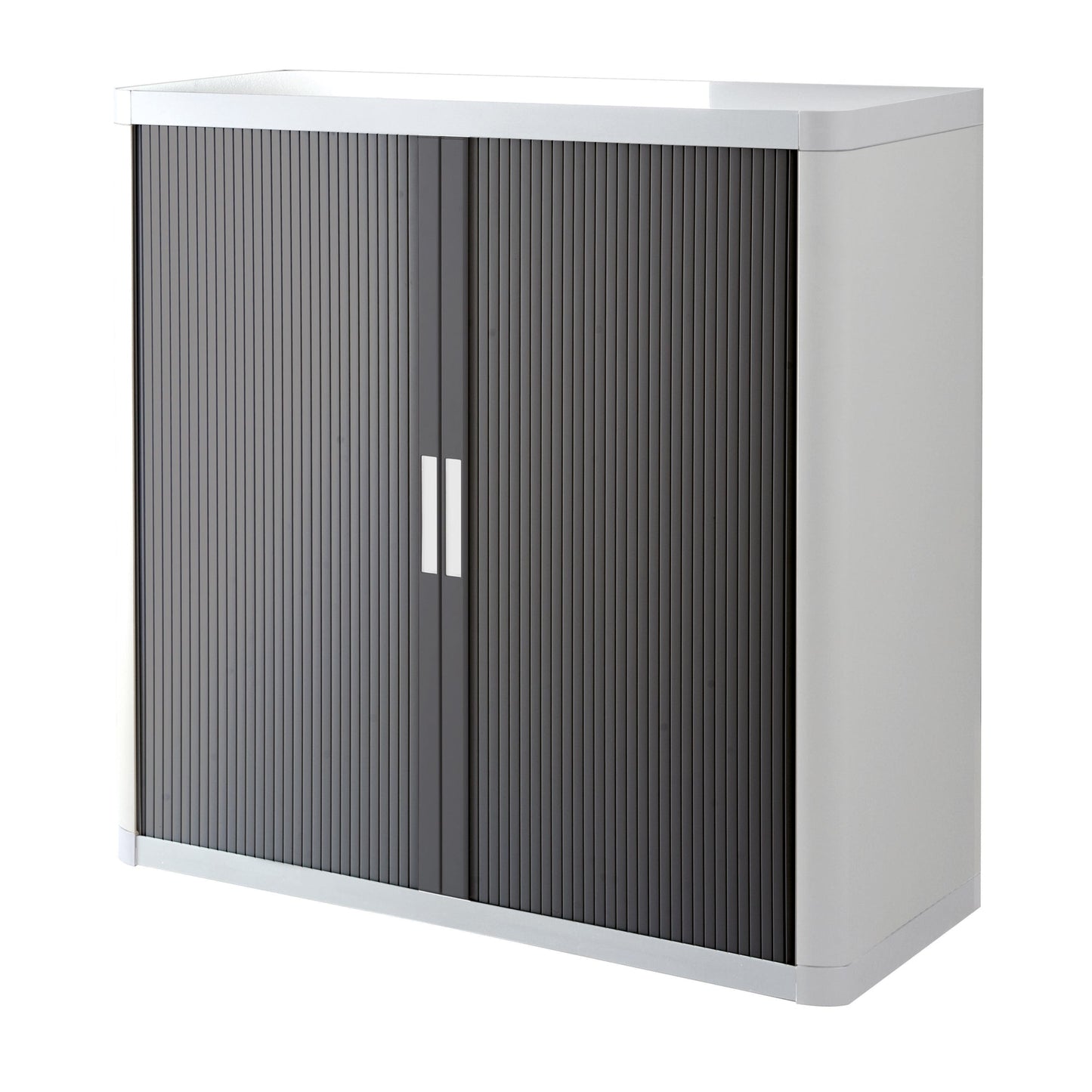 Paperflow Rollladenschrank easyOffice® 1.100 x 1.040 x 415 mm (B x H x T) 2 Fachböden anthrazit weiß