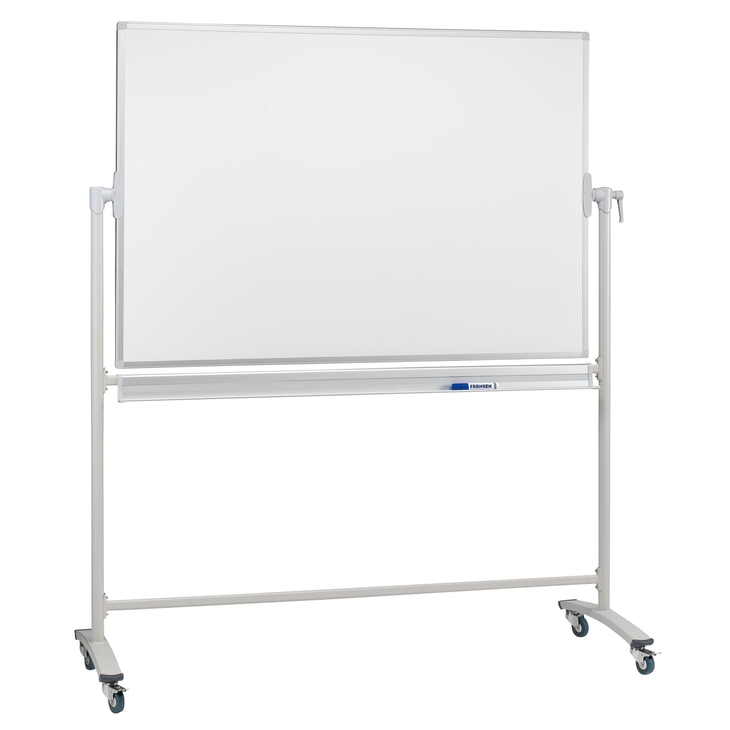 FRANKEN Whiteboard Maße der Oberfläche: 180 x 120 cm (B x H) Tafel magnethaftend beidseitig beschreibbar Stahl emailliert weiß