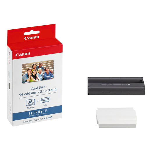 Canon Tintenpatrone Originalzubehör KP-36IP ca. 36 Seiten inkl. Fotopapier 36 Bl. (10 x 14,8 cm) mehrfarbig 36ml