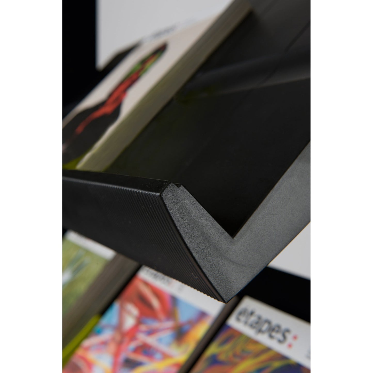 Paperflow Prospektständer Uno 85,5 x 167,5 x 38,5 cm (B x H x T) Polystyrol schwarz 5 Fächer