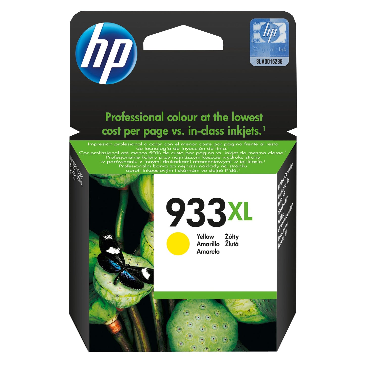 HP Tintenpatrone Originalzubehör 933XL ca. 825 Seiten gelb 8,5ml