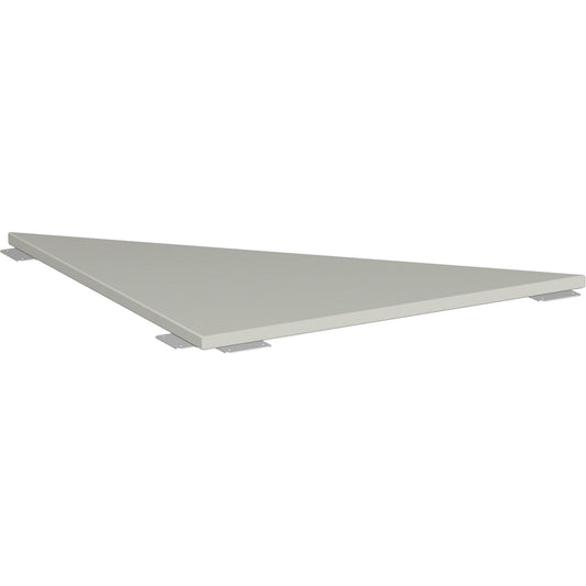 Geramöbel Verkettungselement C Fuß Flex Dreieck 800 x 800 mm (B x T) 25mm höhenverstellbar Dreischicht-Feinspan