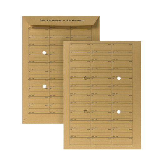 POSTHORN Hausposttasche DIN C4 229 x 324 mm (B x H) 110g/m² Papier braun 250 St./Pack.