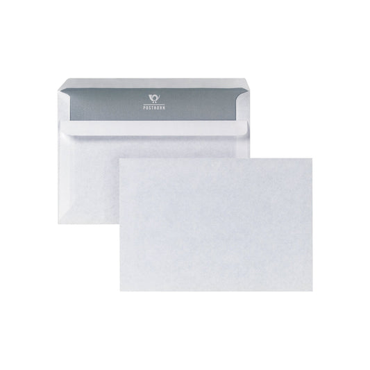 POSTHORN Briefumschlag DIN C6 162 x 114 mm (B x H) mit Selbstklebung ohne Fenster 75g/m² weiß 1.000 St./Pack.