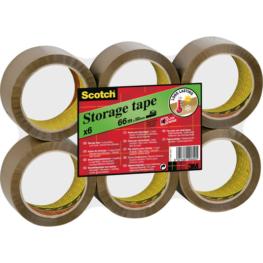 Scotch® Packband 50 mm x 66 m (B x L) braun 6 St./Pack.