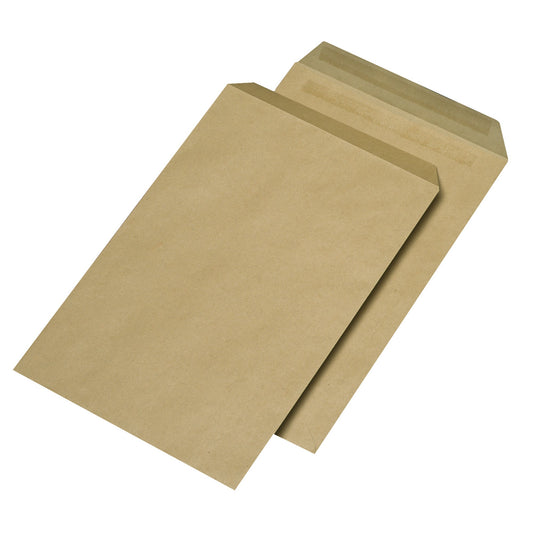 MAILmedia Versandtasche DIN B4 250 x 353 mm (B x H) mit Selbstklebung ohne Fenster 90g/m² braun