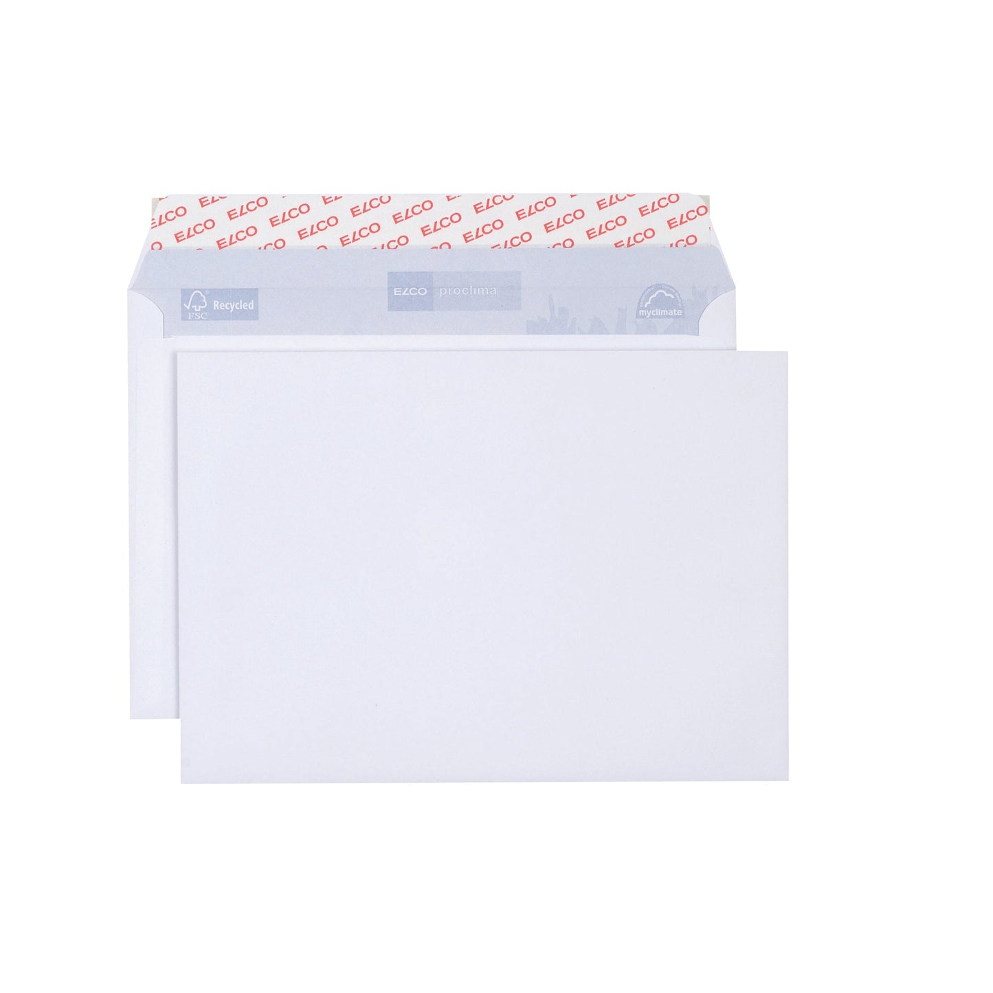 ELCO Versandtasche Proclima DIN C5 229 x 162 mm (B x H) mit Haftklebung ohne Fenster 100g/m² ohne Fadenverstärkung hochweiß 500 St./Pack.