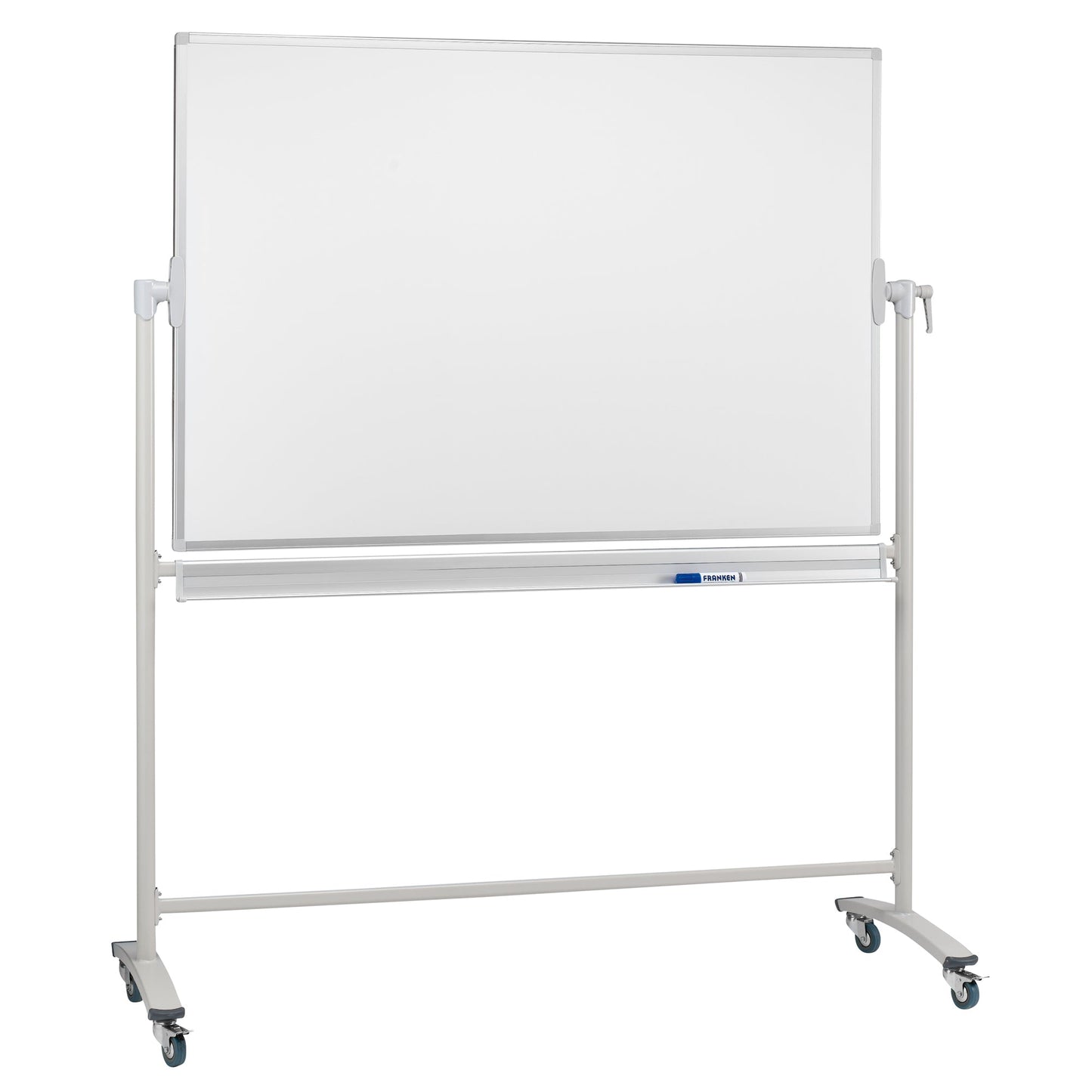 FRANKEN Whiteboard Maße der Oberfläche: 120 x 90 cm (B x H) Tafel magnethaftend beidseitig beschreibbar Metall lackiert weiß
