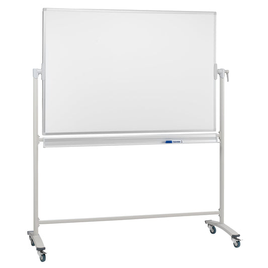 FRANKEN Whiteboard Maße der Oberfläche: 120 x 90 cm (B x H) Tafel magnethaftend beidseitig beschreibbar Metall lackiert weiß