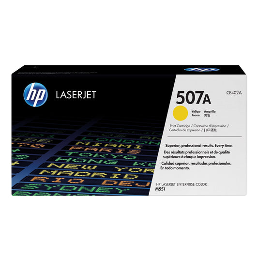 HP Toner Originalzubehör 507A ca. 6.000 Seiten gelb