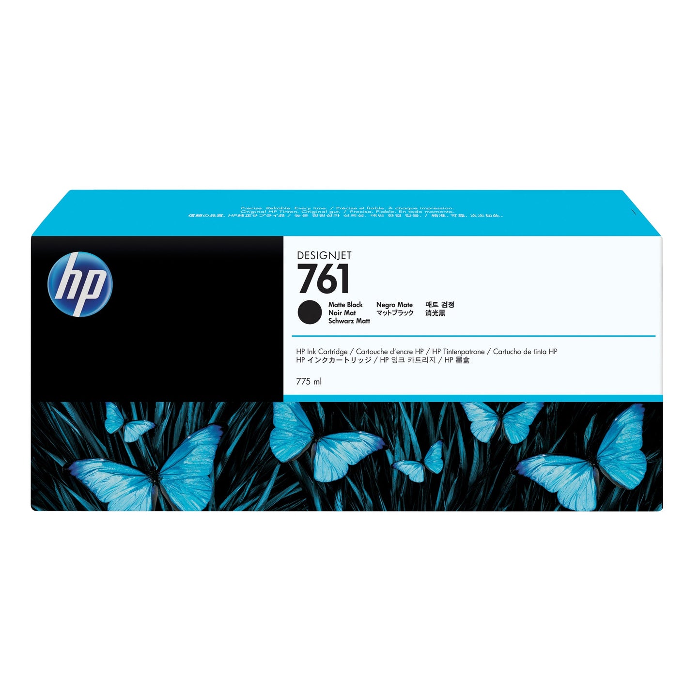 HP Tintenpatrone Originalzubehör 761 schwarz matt 775ml