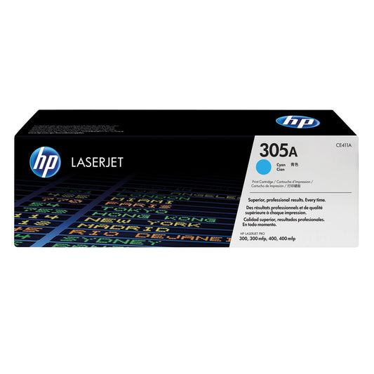 HP Toner Originalzubehör 305A ca. 2.600 Seiten cyan