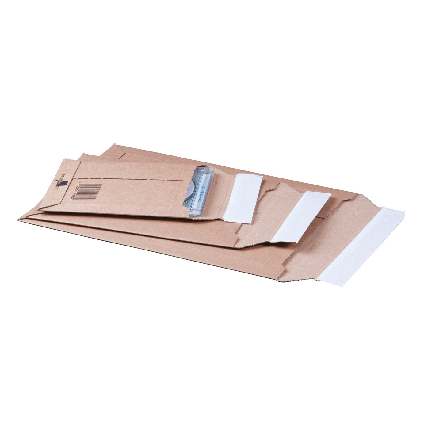 smartboxpro Versandtasche DIN A4 210 x 292 x -50 mm (B x H x T) mit Haftklebung ohne Fenster braun 100 St./Pack.