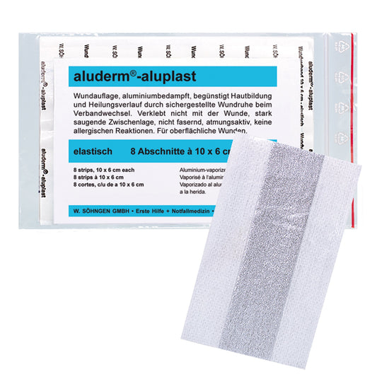 aluderm® Erste Hilfe Nachfüllset aluplast Verbandkasten nach DIN 13164, 13157, 13169 12 St./Pack.