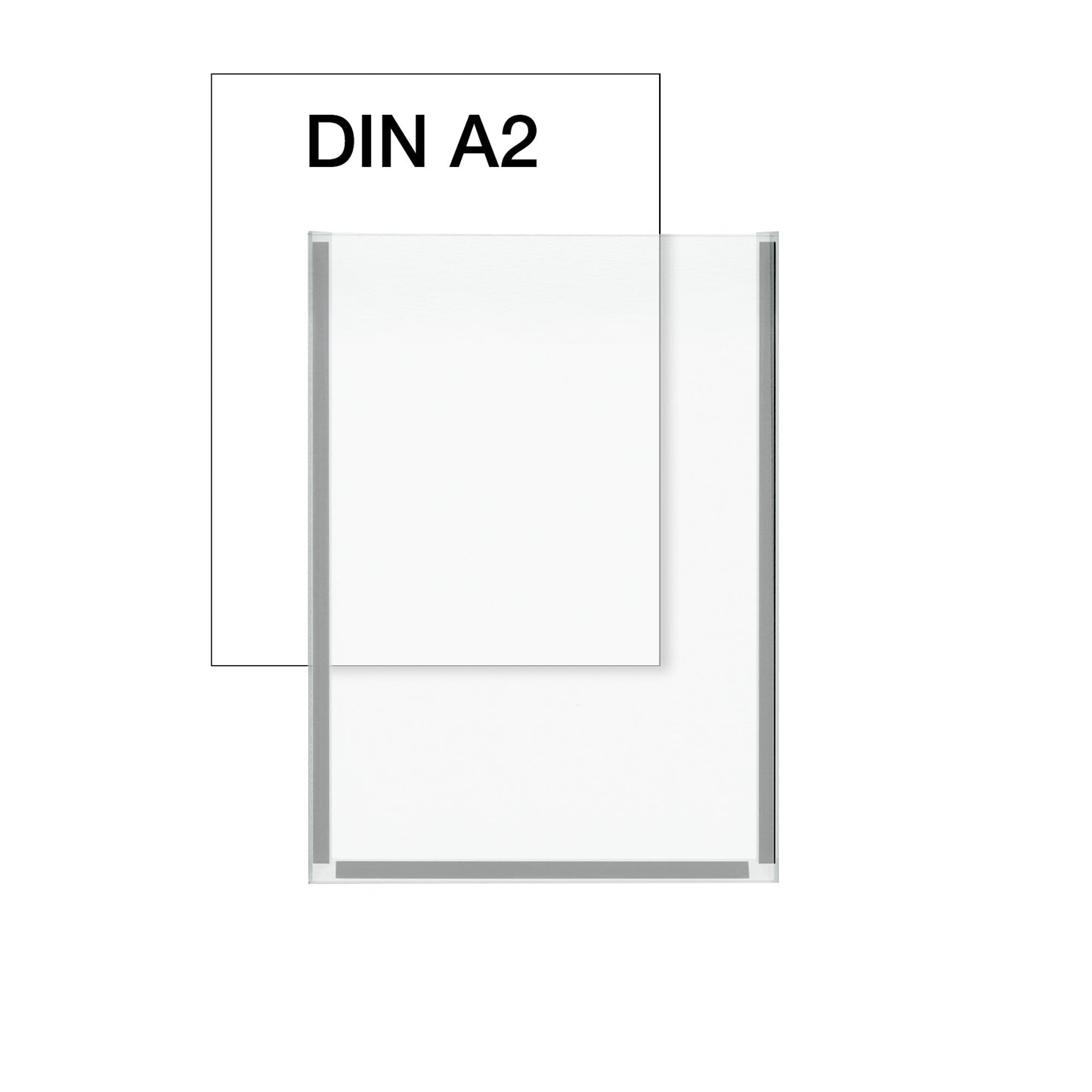 Kerkmann Magnetrahmen DIN A2 Kunststoff transparent