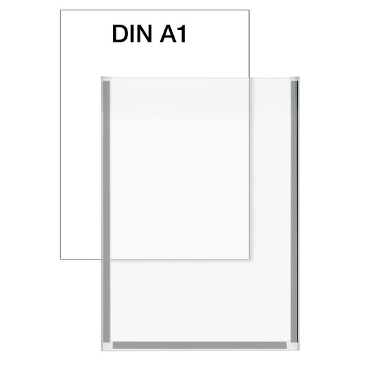 Kerkmann Magnetrahmen DIN A1 Kunststoff transparent