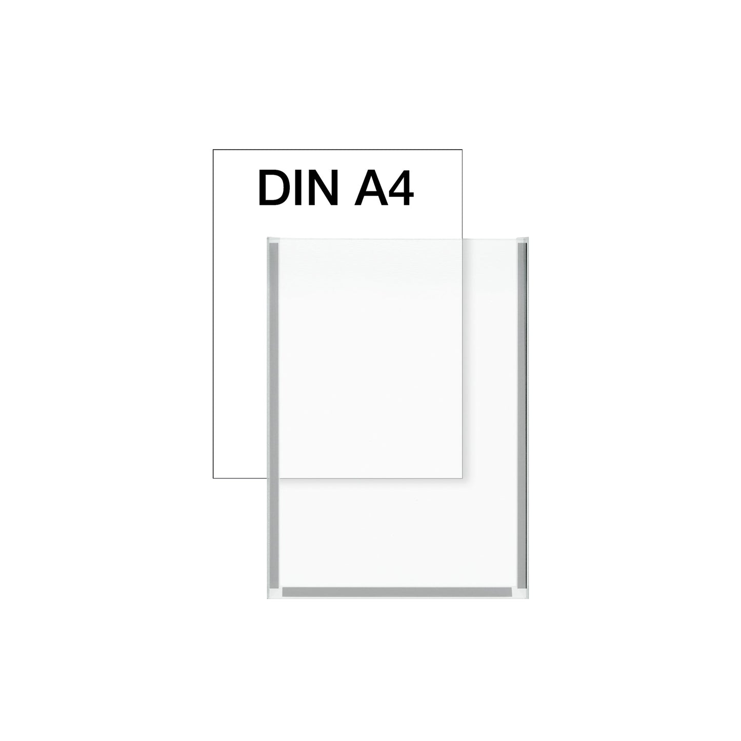 Kerkmann Magnetrahmen DIN A4 Kunststoff transparent 2 St./Pack.