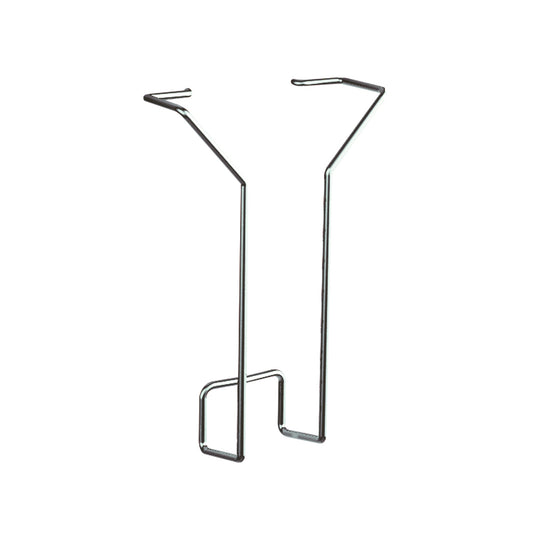 Kerkmann Prospekthalter 10,8 x 18 x 3,3 cm (B x H x T) DIN lang Metall alusilber 1 Fach 2 St./Pack.