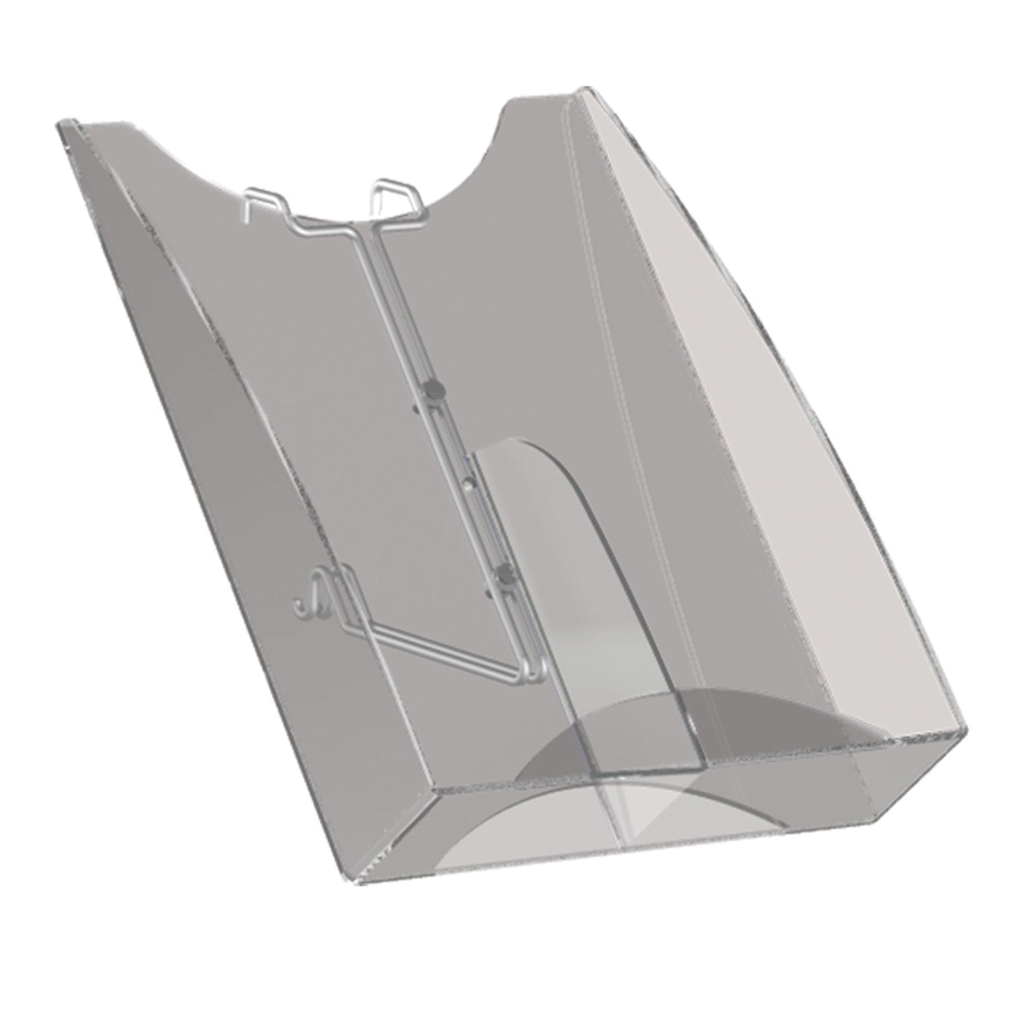 Kerkmann Prospekthalter 30 x 22,6 x 6 cm (B x H x T) DIN A4 Acryl transparent 1 Fach