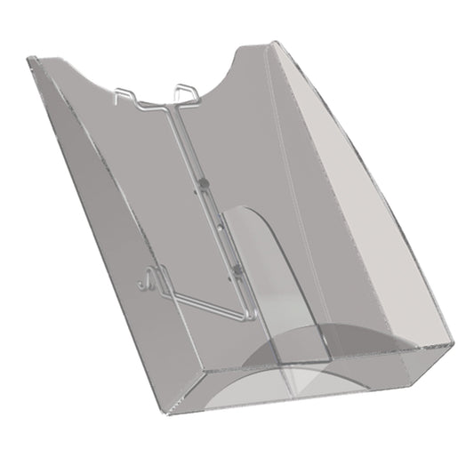 Kerkmann Prospekthalter 30 x 22,6 x 6 cm (B x H x T) DIN A4 Acryl transparent 1 Fach