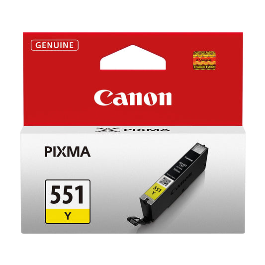 Canon Tintenpatrone Originalzubehör CLI-551Y ca. 332 Seiten gelb 7ml