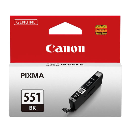 Canon Tintenpatrone Originalzubehör CLI-551BK ca. 300 Seiten schwarz 7ml