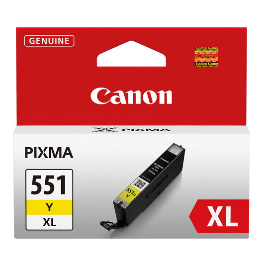 Canon Tintenpatrone Originalzubehör CLI-551XL Y ca. 695 Seiten gelb 11ml