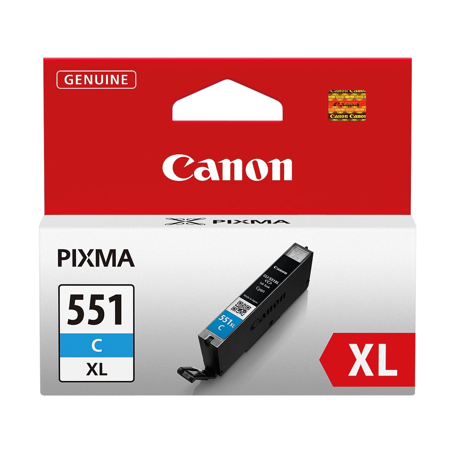 Canon Tintenpatrone Originalzubehör CLI-551XL C ca. 695 Seiten cyan 11ml