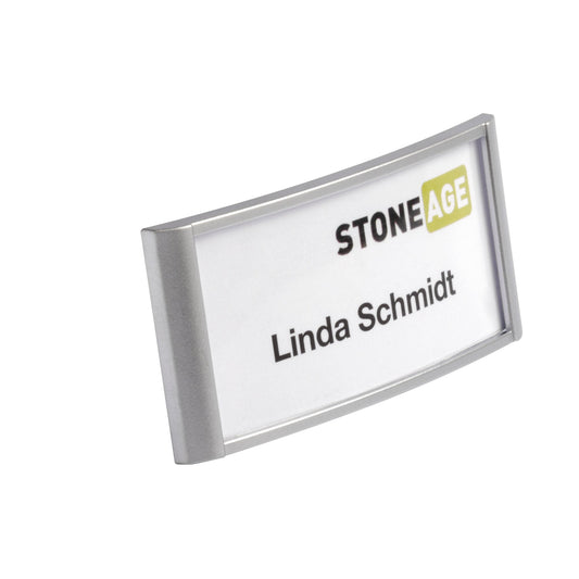DURABLE Namensschild CLASSIC 74 x 34 mm (B x H) Magnet transparent 10 St./Pack.