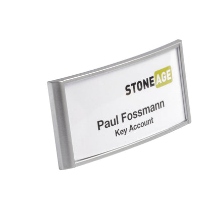DURABLE Namensschild CLASSIC 65 x 30 mm (B x H) Magnet transparent 10 St./Pack.