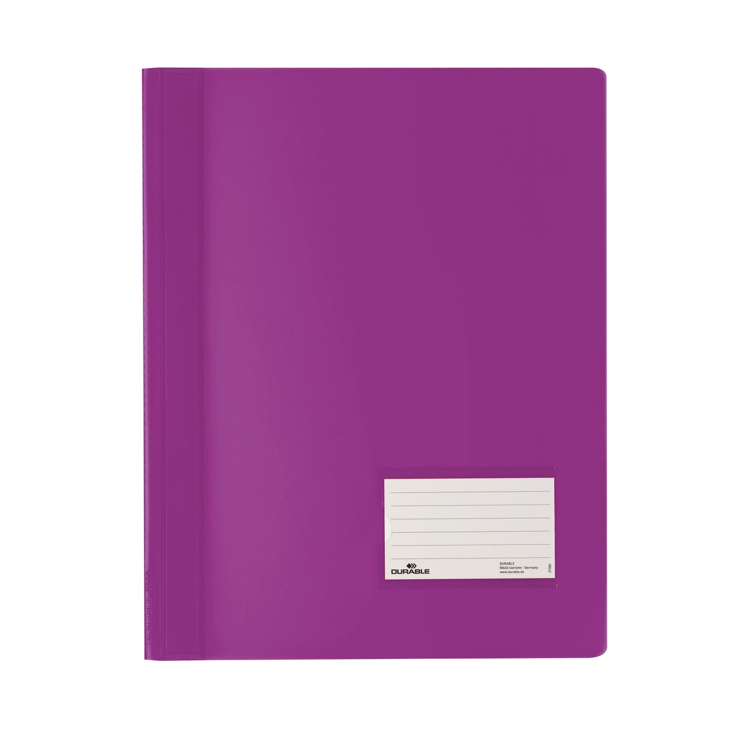DURABLE Schnellhefter DURALUX® TRANSLUZENT DIN A4, Überbreite PVC lila