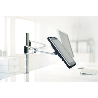 NOVUS Adapterplatte Schwenkarm MY tab 15,3 x 18,3 cm (B x H) 0,75kg Kunststoff anthrazit