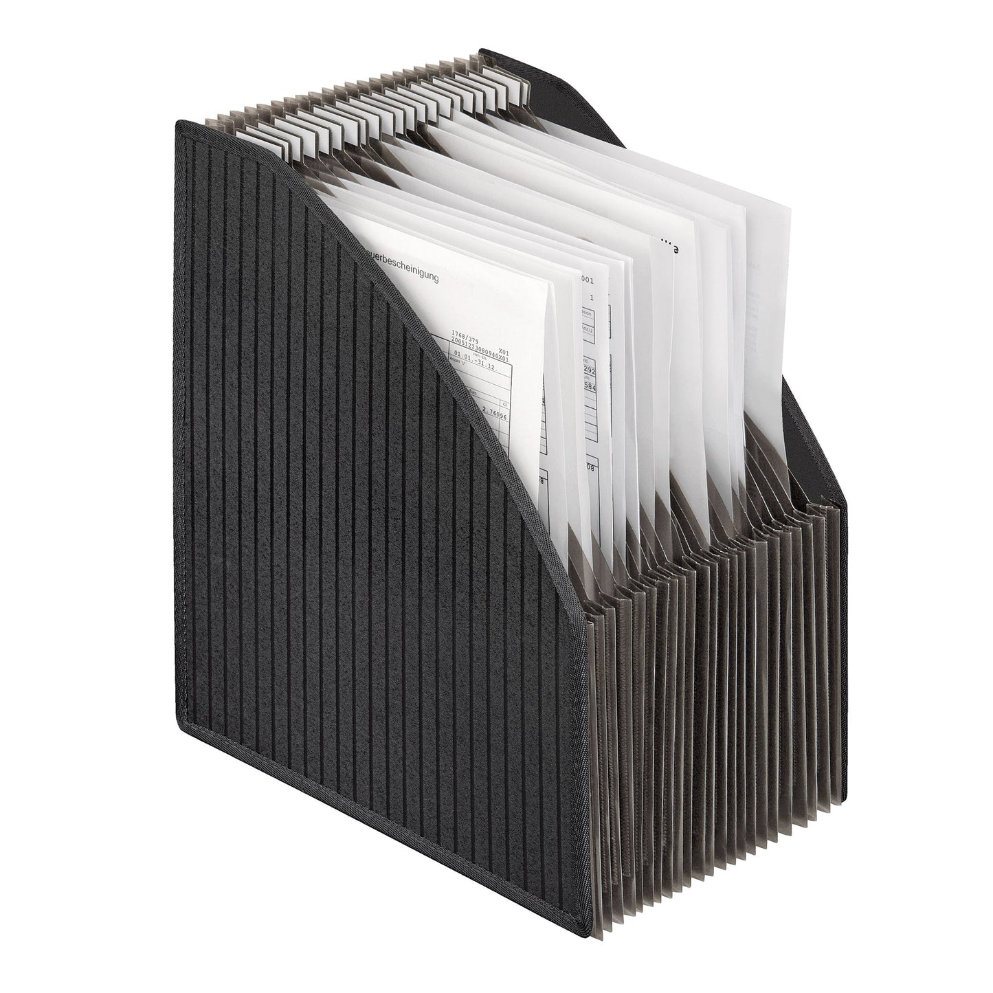 Veloflex Stehsammler 6-56 x 32 x 26 cm (B x H x T) DIN A4 Werkstoff: Polypropylen, Textil schwarz