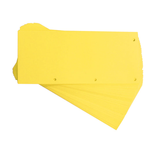 Oxford Trennstreifen DUO 24 x 10,5 cm (B x H) 160g/m² Karton, recycelt gelb 60 St./Pack.