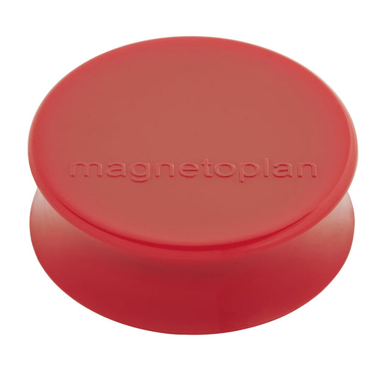 magnetoplan® Magnet Ergo Large 34 x 12,5 mm (Ø x H) 34mm 2kg Ferrit rot 10 St./Pack.