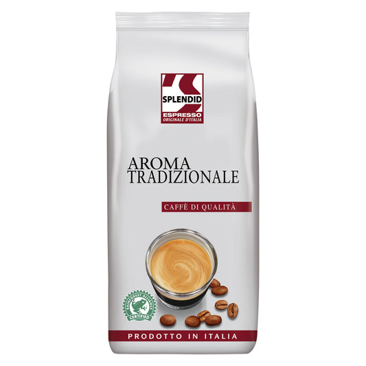 SPLENDID Espresso Aroma Tradizionale ganze Bohne 1.000 g/Pack.