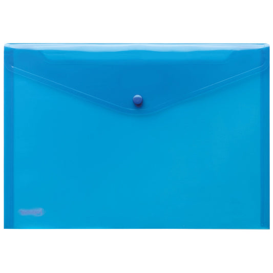 FolderSys Sammelhülle DIN A4 quer Polypropylen blau transparent 10 St./Pack.