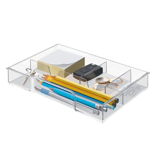 Leitz Schubladeneinsatz Schubladenboxen Plus, WOW 245 x 33 x 165 mm (B x H x T) Kunststoff glasklar