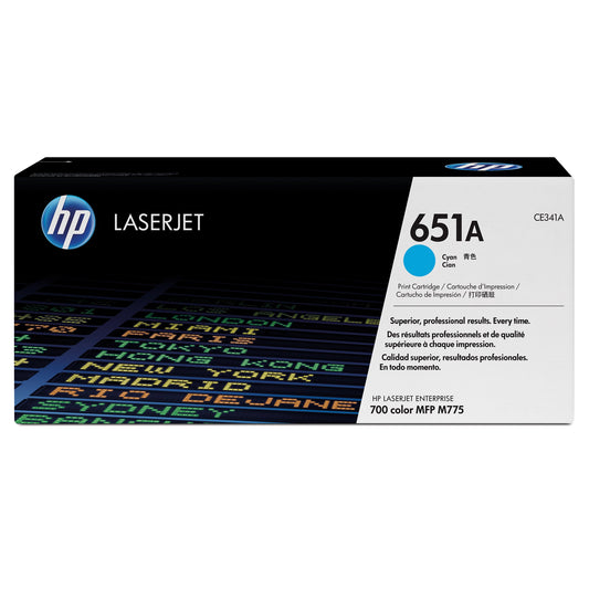 HP Toner Originalzubehör 651A ca. 16.000 Seiten cyan