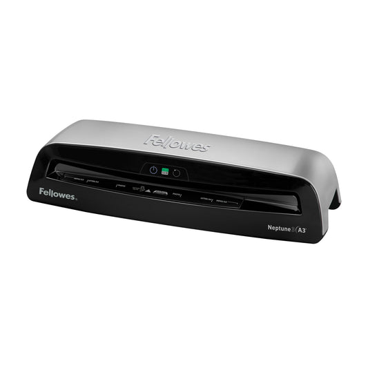Fellowes® Laminiergerät Neptune 3 Heiß-/Kaltlaminierung 50,8 x 12,2 x 14 cm (B x H x T) DIN A3 silber/schwarz