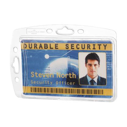 DURABLE Ausweishalter 87 x 54 mm (B x H) Polystyrol transparent 10 St./Pack.