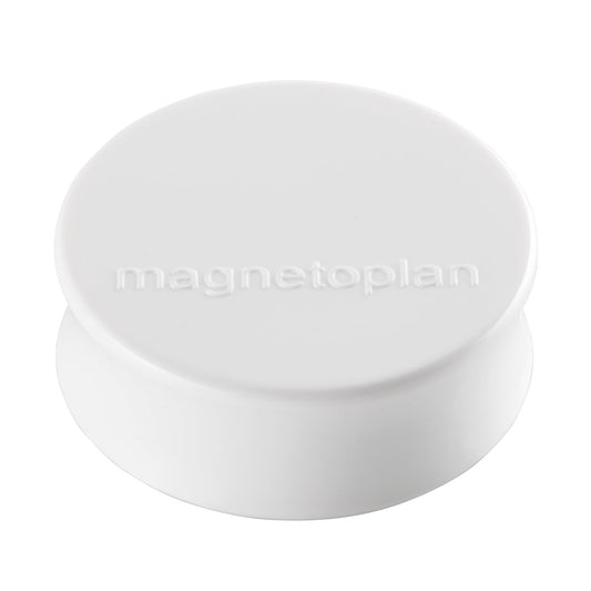 magnetoplan® Magnet Ergo Large 34 x 12,5 mm (Ø x H) 34mm 2kg Ferrit weiß 10 St./Pack.