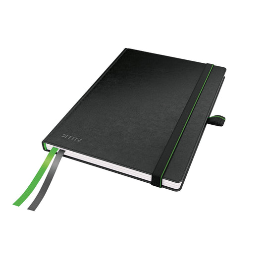 Leitz Notizbuch Complete DIN A5 kariert schwarz 80 Bl.